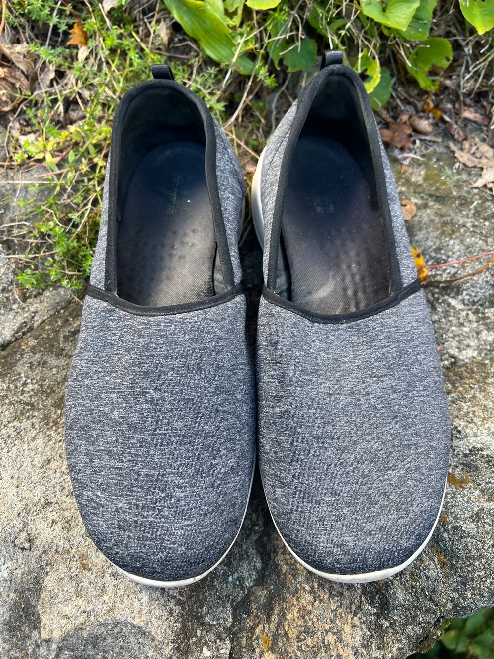 Skechers Woman  Slip-On Casual Loafers in Heather Gray